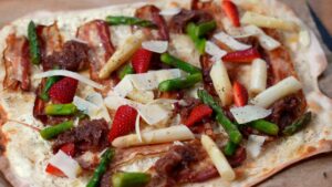 Spargel Flammkuchen Rezept